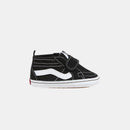 Vans Sk8-Hi Crib Baby Black & True White