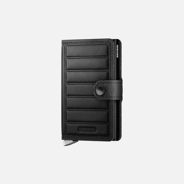 Secrid Premium Mini Wallet Emboss Lines Black