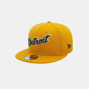 New Era Detroit Tigers Wordmark Patch 9FIFTY Yellow