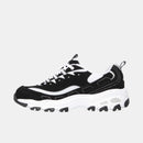 Skechers D'Lites Biggest Fan Black & White
