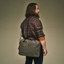 Filson Tin Cloth Compact Briefcase Otter Green