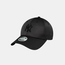 New Era New York Yankees Satin 9FORTY Black Women's