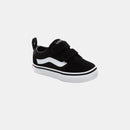 Vans Kid's Ward V Suede Canvas Black White