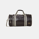 Fred Perry Classic Barrel Bag Black Ecru