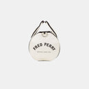 Fred Perry Classic Barrel Bag Black Ecru