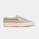 Superga 2750 Raffia Lilla Multi Herringbone