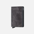 Secrid Slim Wallet Vintage Grey Black