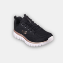 Skechers Graceful Get Connected Black Gold
