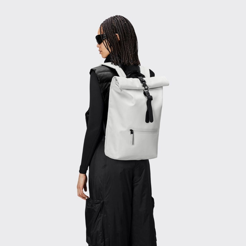 Rains Rolltop Rucksack Backpack Ash