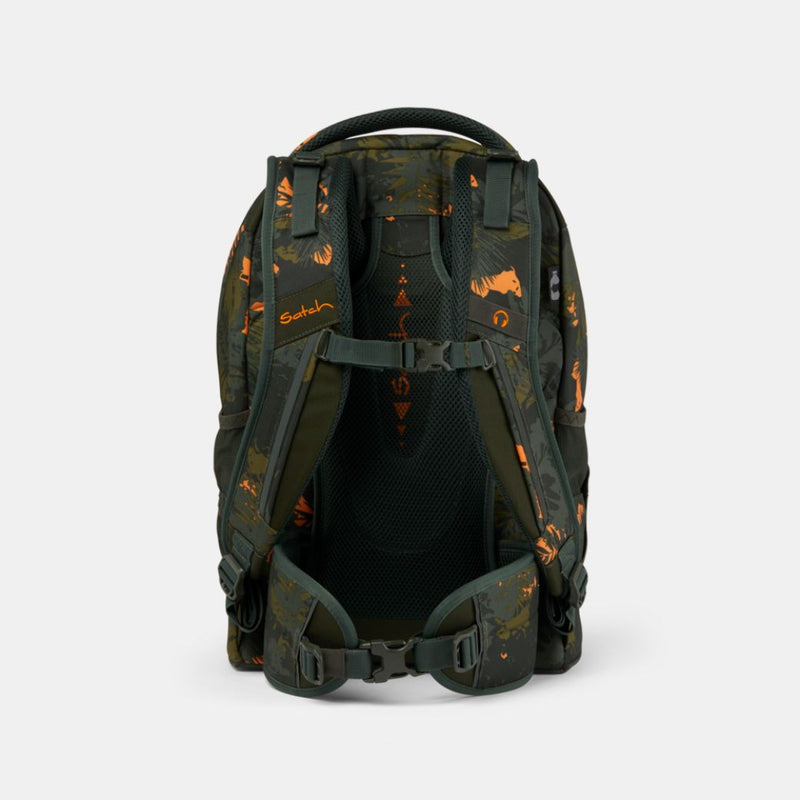 Satch Pack Jurassic Jungle Green