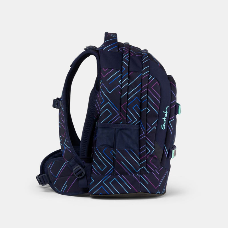 Satch Pack Purple Laser Navy