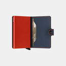 Secrid Mini Wallet Mate Night Blue Orange