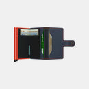 Secrid Mini Wallet Mate Night Blue Orange